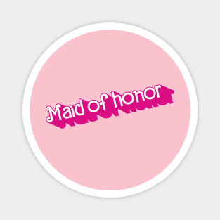 Maid of Honor Barbie logo Magnet